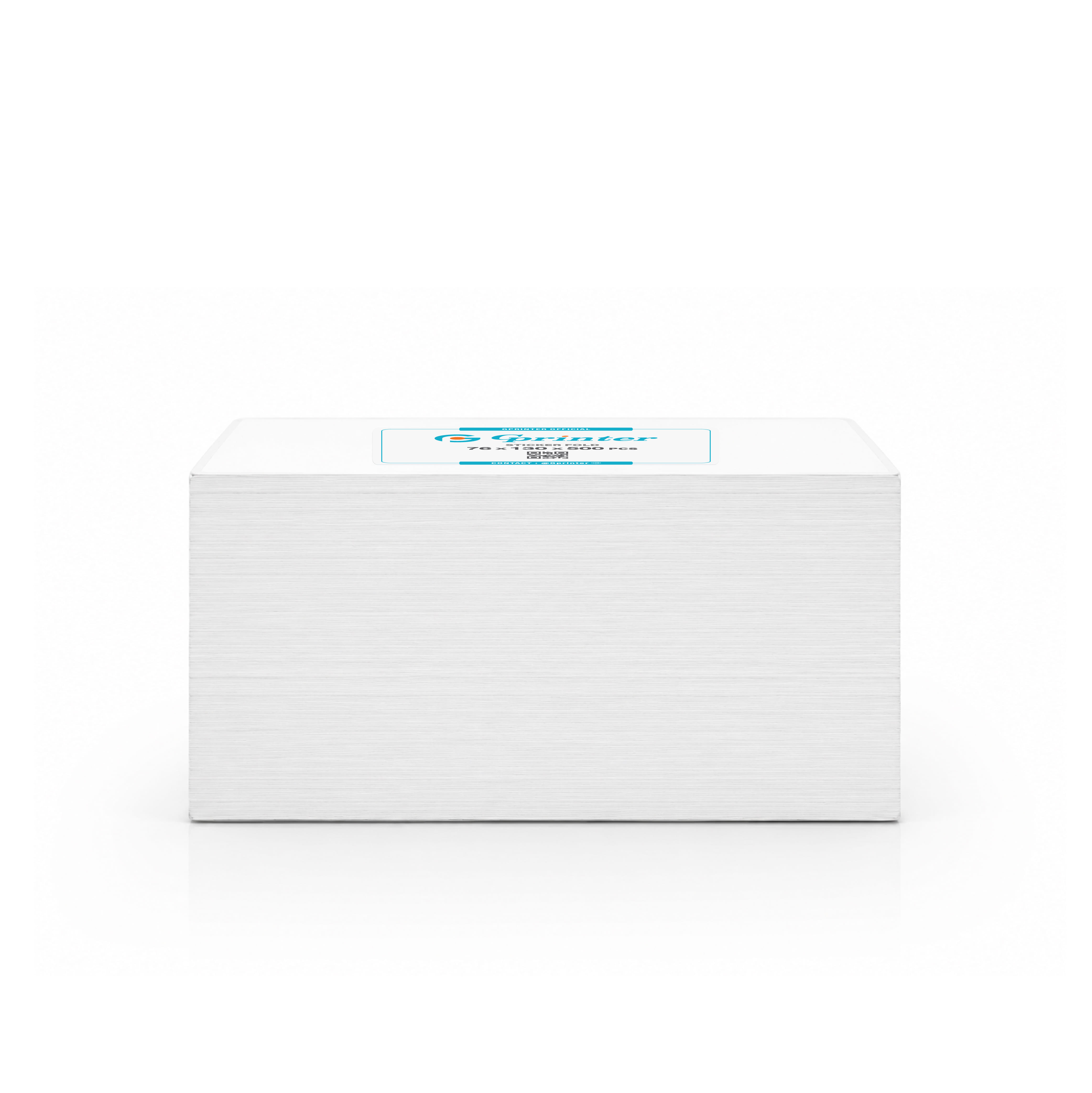 กระดาษสติ๊กเกอร์ความร้อน GPRINTER 76X130 500 แผ่น แบบพับ LABEL STICKER_4